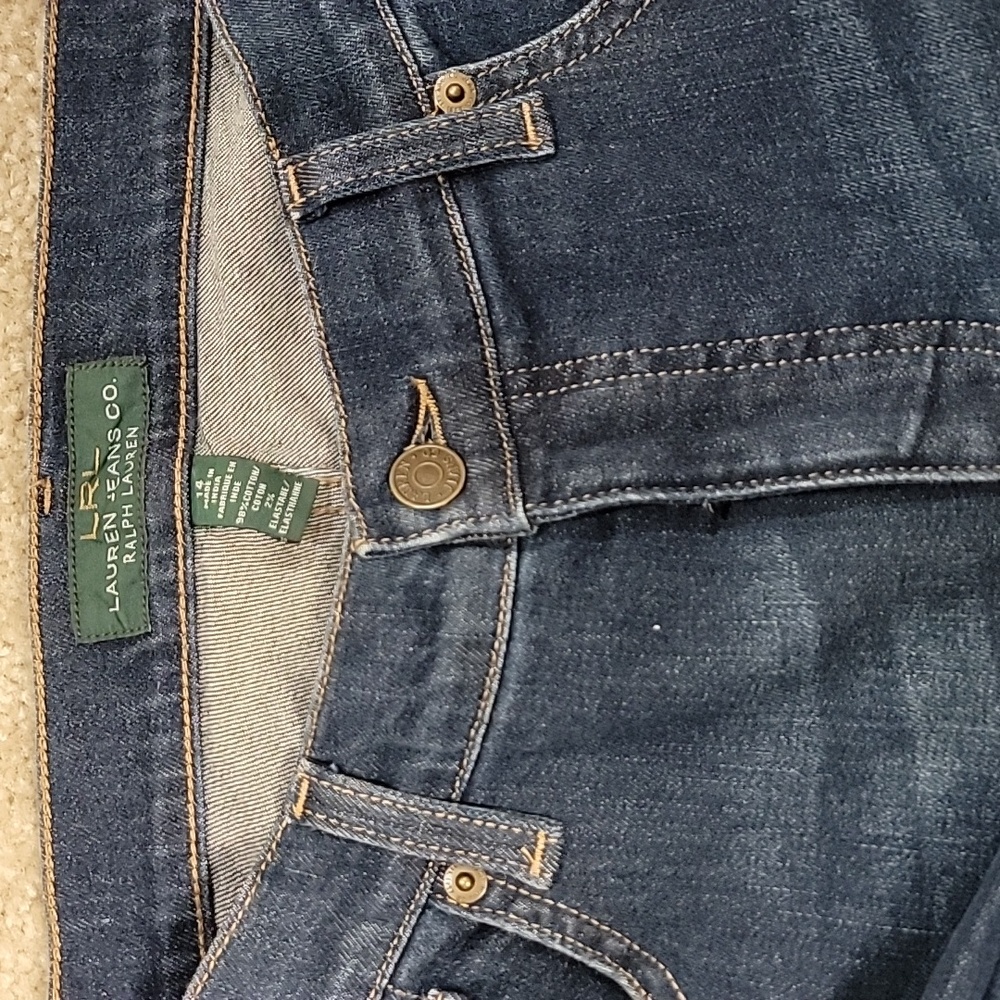 Ralph Lauren LRL Lauren Jeans Co Women Jeans Sz 14 New